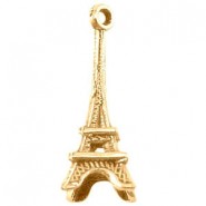 Metall Anhänger Eiffelturm 22mm Gold